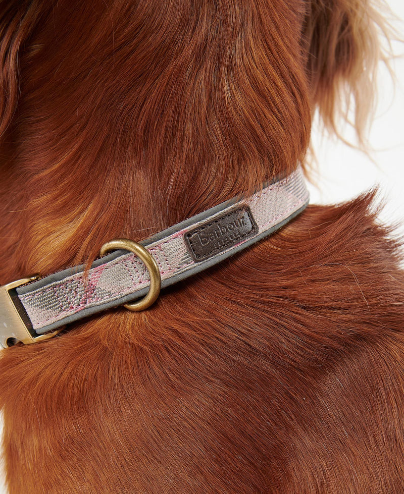 Barbour - Reflective Tartan Dog Collar