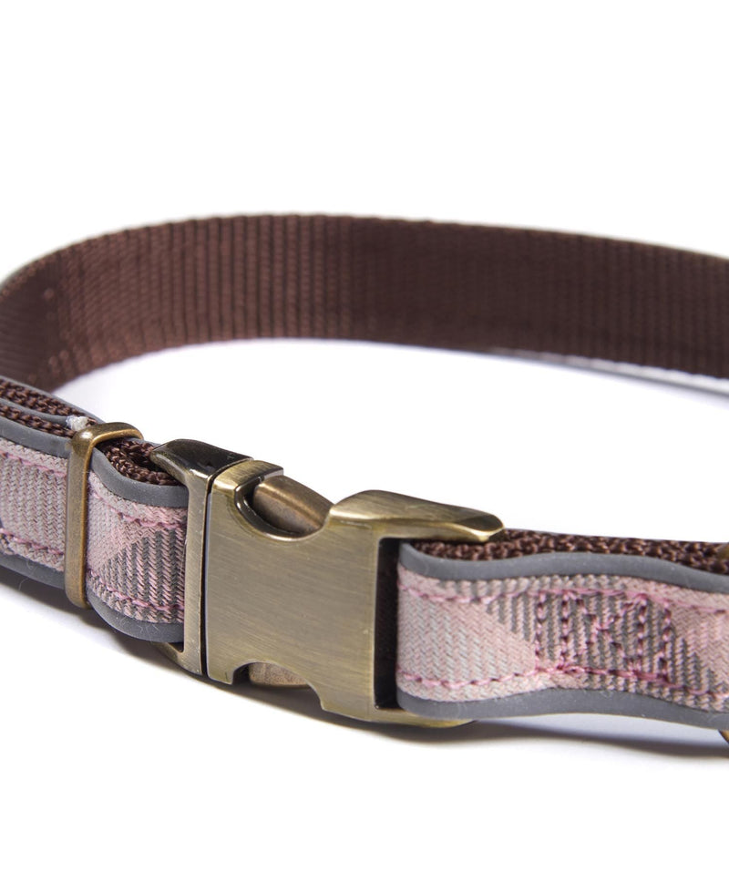 Barbour - Reflective Tartan Dog Collar