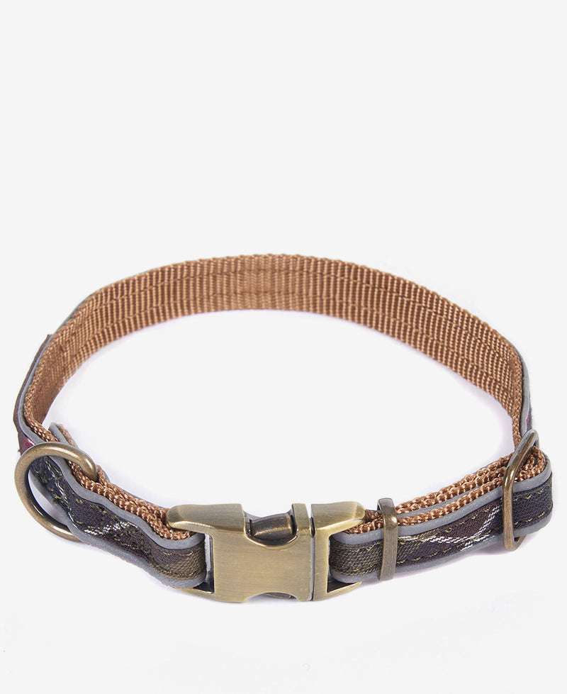 Barbour - Reflective Tartan Dog Collar