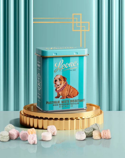 Leone - "30g Tin 'Tender Puppies' Refreshing Mixed Tablets"