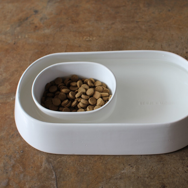 Benji + Moon – “Anti-Ant” Ceramic Food & Water Bowl