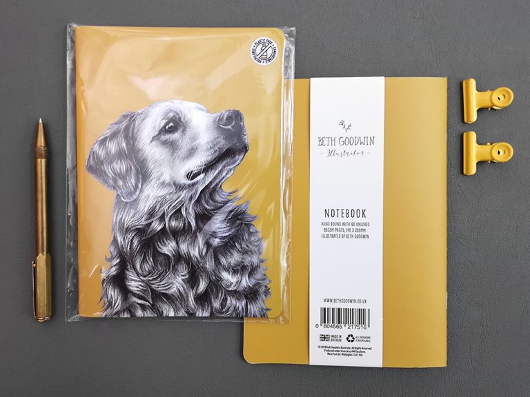 Goodchap’s - Golden Retriever Notebook