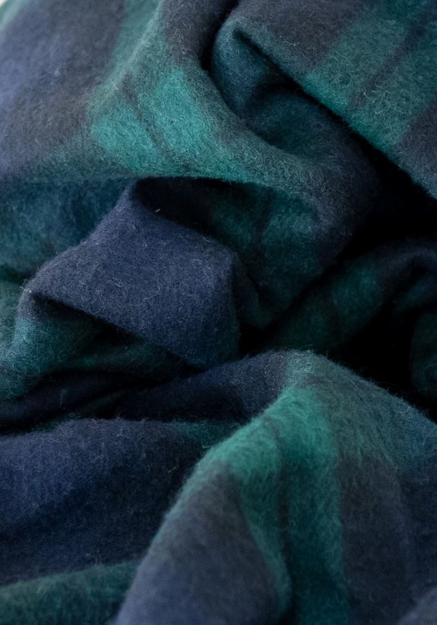 The Tartan Blanket Co - Wool Blanket - Black Watch Tartan