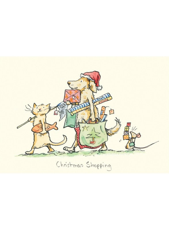 Christmas Shopping - Card