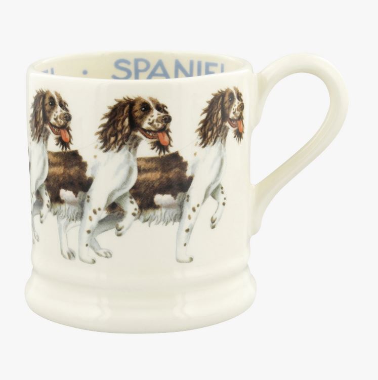 Emma Bridgewater’ Dogs Brown & Cream Spaniel 1/2 Pint Mug