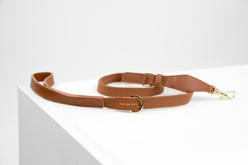 Max Bone - Cognac Elin Leash