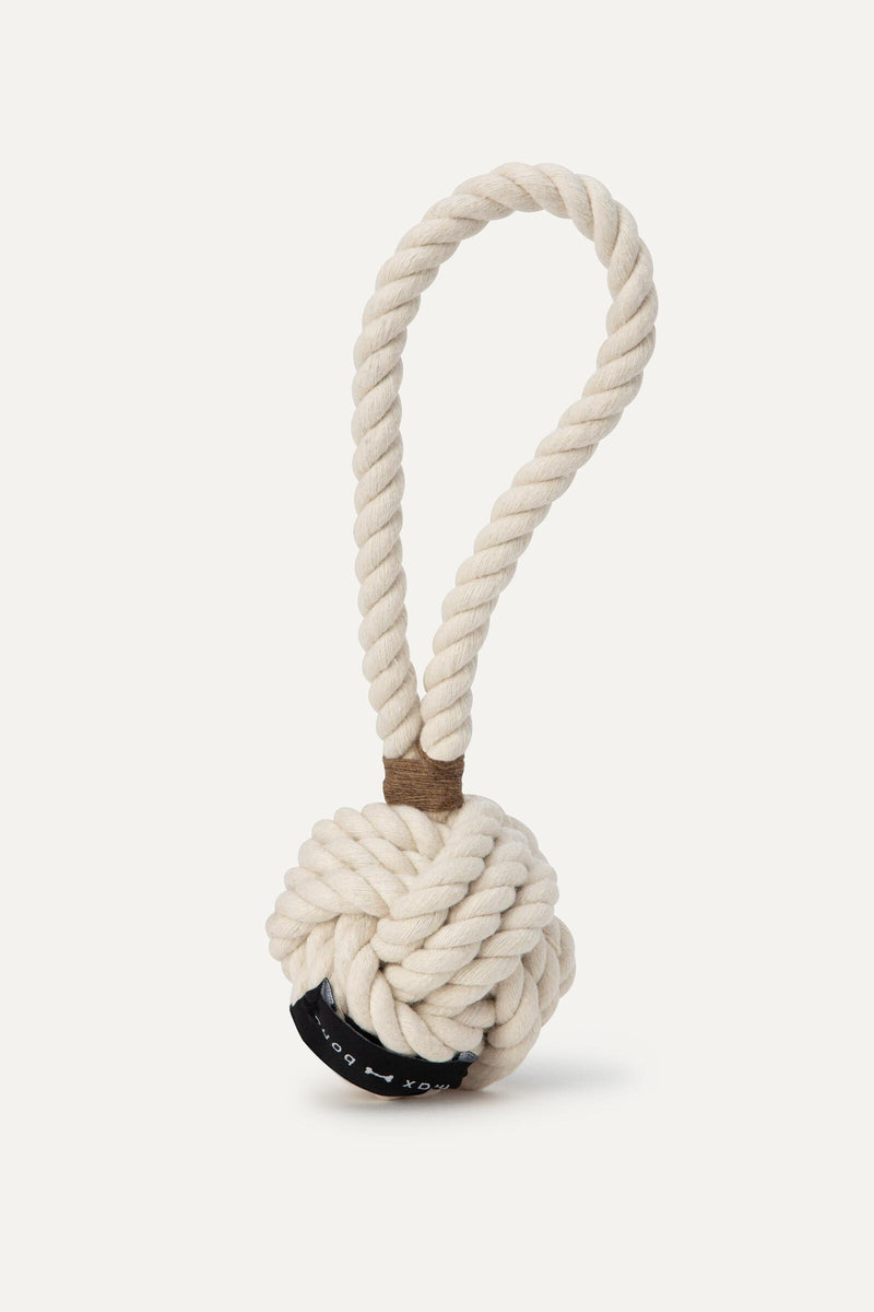 Max Bone - Mid Twisted Rope Toy Off White