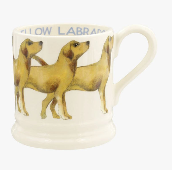 Emma Bridgewater' Dogs Yellow Labrador 1/2 Pint Mug