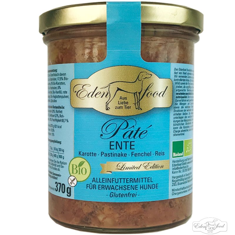 Eden Food - Organic Duck Pâté (Limited edition - 370g)