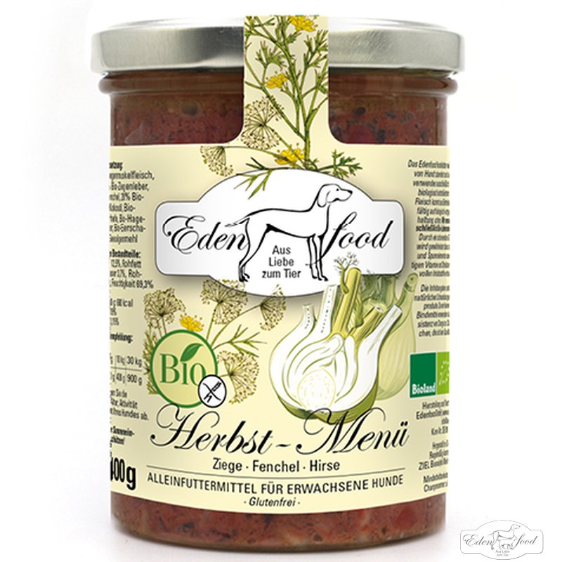 Eden Food - Organic Autumn Menu