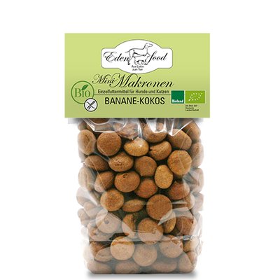 Eden Food - Organic Mini Macarons - Banana & Coconut (100g)