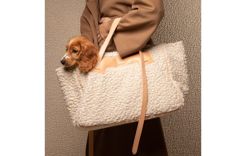 2.8 Duepuntootto - Margaret - Bouclé Wool Dog Bag