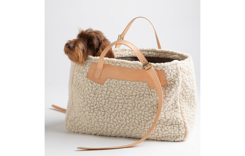 2.8 Design for Dogs Margaret Dog Bag in Brown/Tan