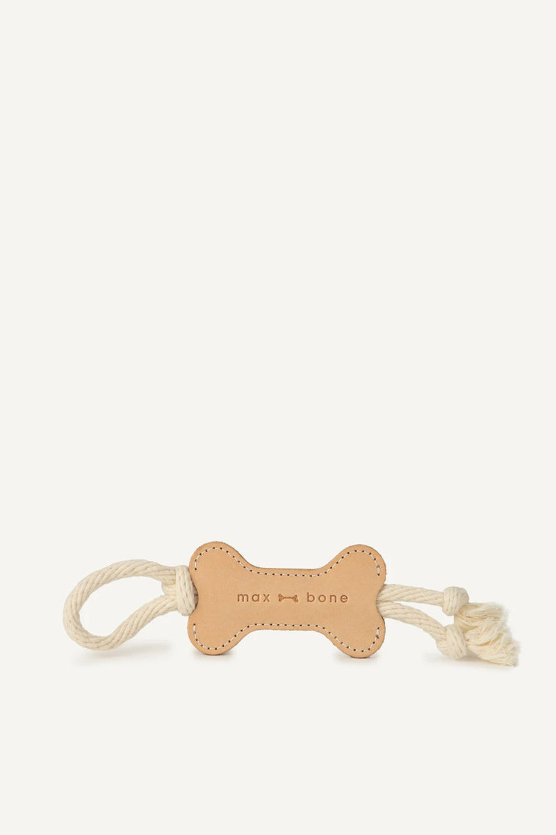 Max Bone - Leather Bone Rope Toy