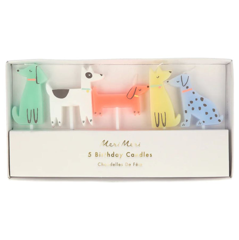 Meri Meri -  Dog Candles (x 5)