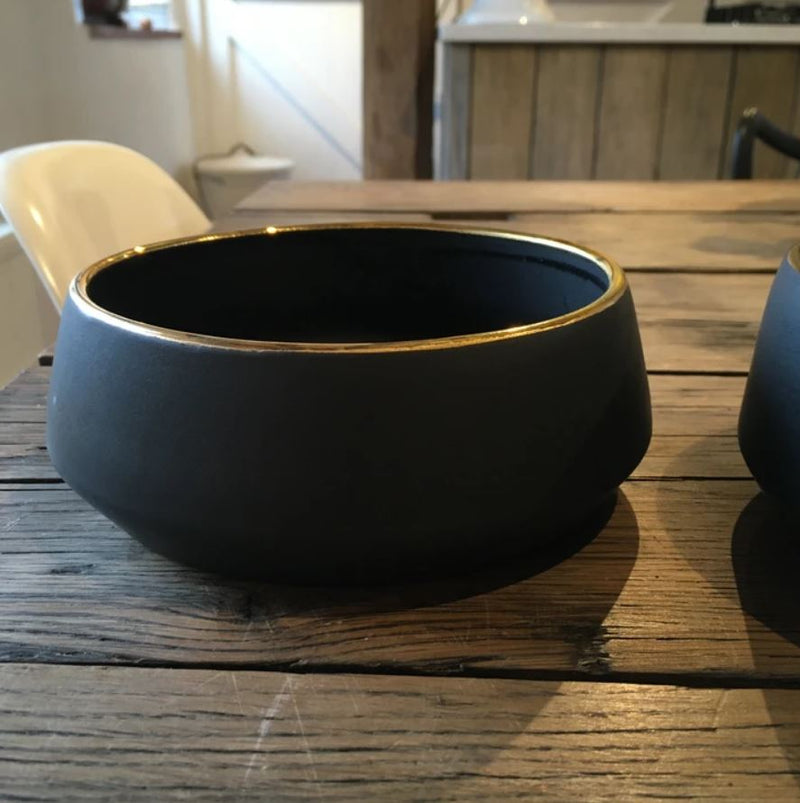 Oonalfie - Gold Rim Bowl