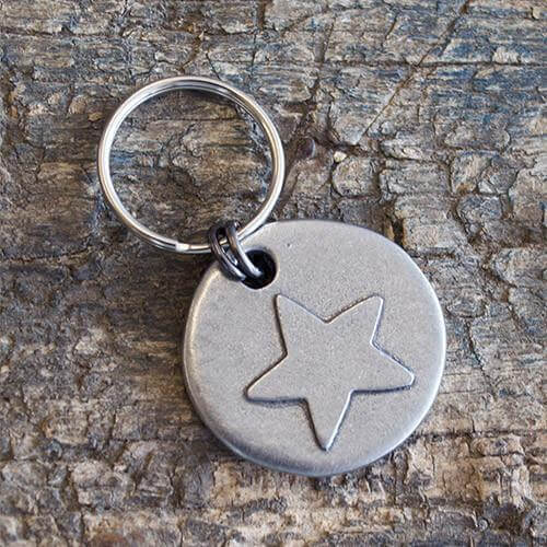 Mutts & Hounds - Star Motif Pewter Dog Tag